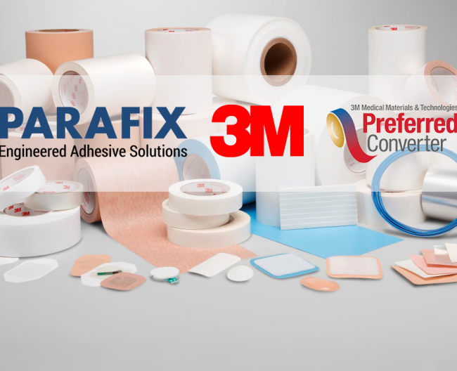 Parafix Appointed 3M® Medical Materials & Technologies Preferred Converter