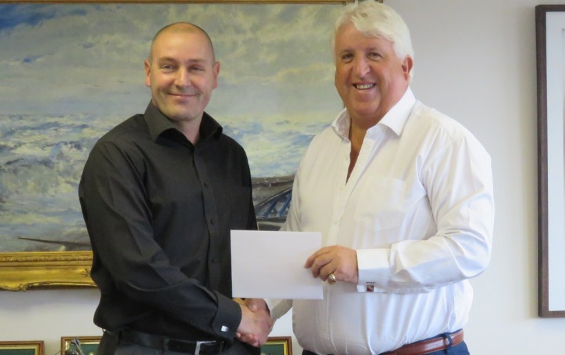 Celebrating Steve Barwick's 25 years service