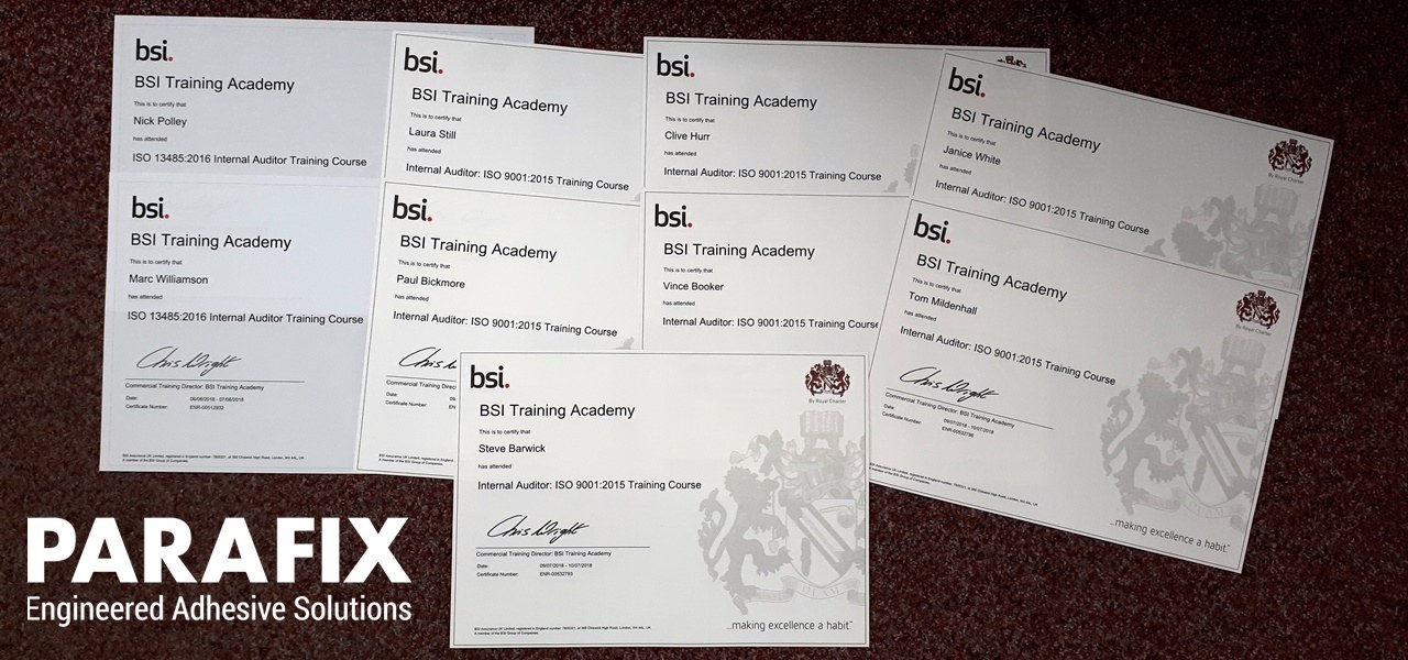 ADDEV Parafix Attends Internal Auditor Training for ISO 9001:2015 and ISO 13485:2016