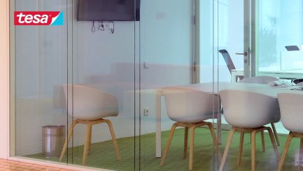 tesa ACXplus&reg; glass bonding tape for partition wall applications